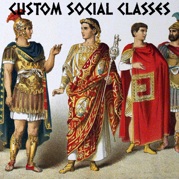 Custom social classes for Rome