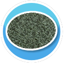 Ugly Rug Green Shag Circle