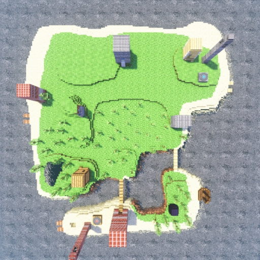 Minecraft Island – Team Fortress 2 Mod