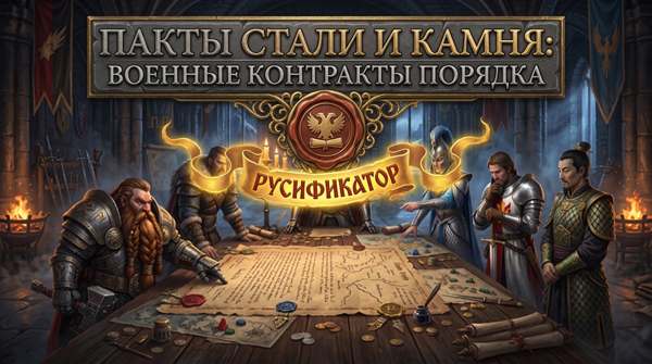 Русификация 🛡️ Pacts of Steel & Stone — Order War Contracts ⚔️