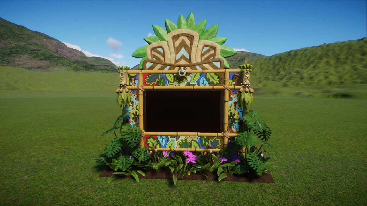 Tropical Party Habitat Info Kios
