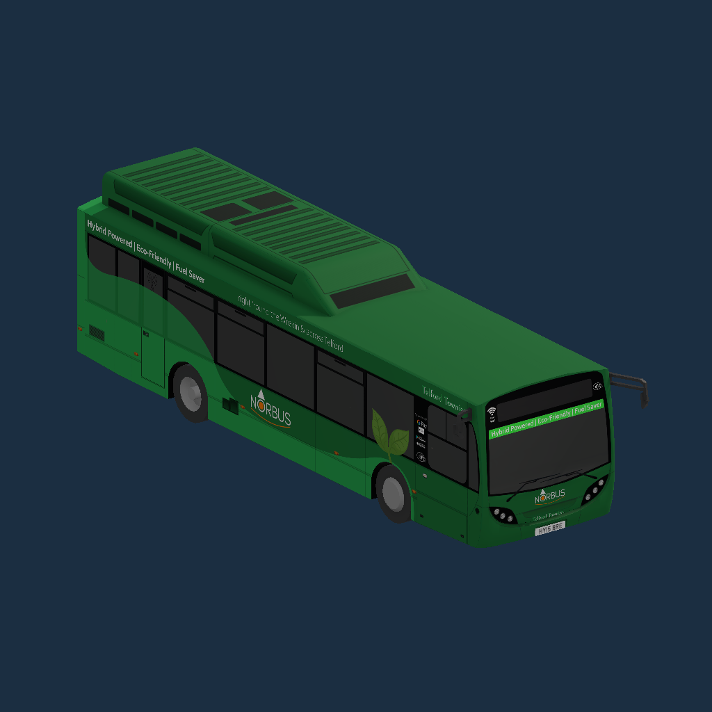 ADL Enviro350H NorBus Shropshire Telford Townies