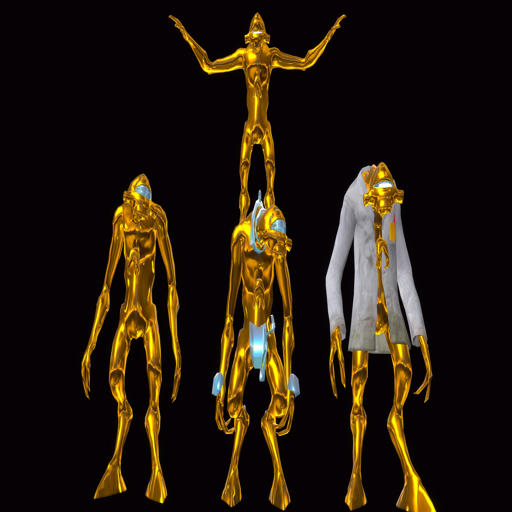 Gold Vortigaunt Reskins