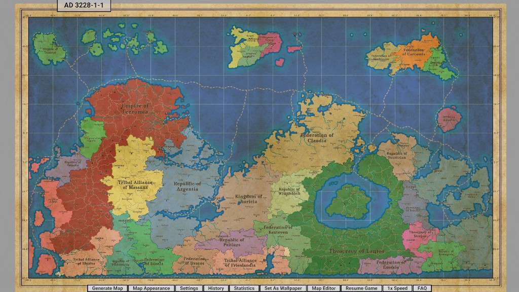 Map: Green Mars