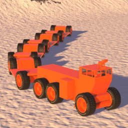 TC-497 Overland Train, Mk II - With 4 Trailers