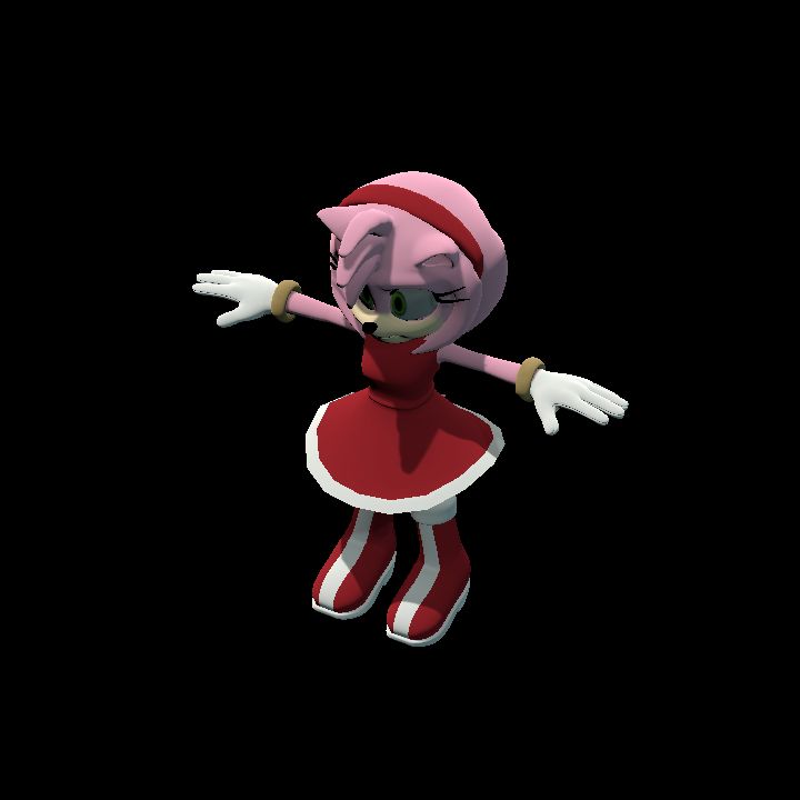 Amy Rose Movie Fan Art Rig