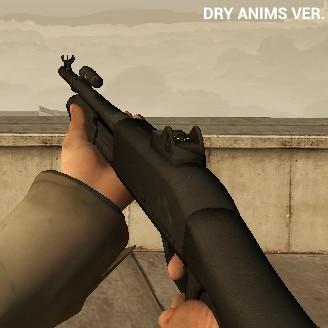 M3 Super 90 on Dry L4D1 Animations
