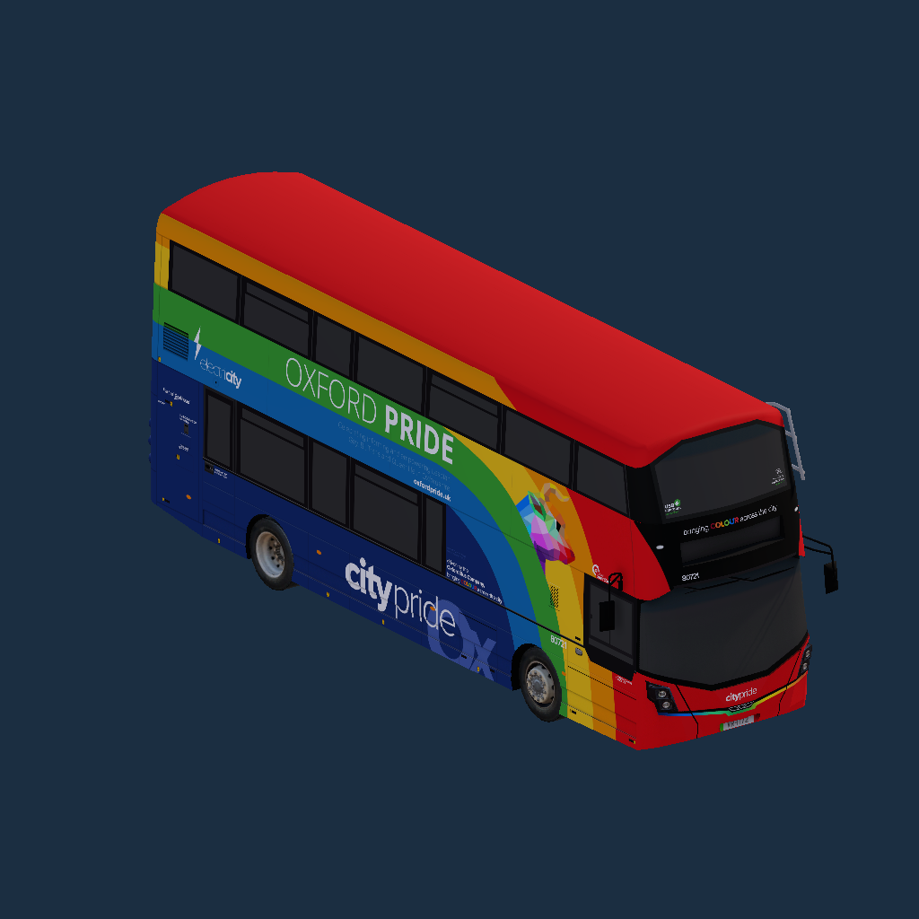 Oxford Bus Company City Pride Wright StreetDeck Electroliner
