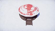 Christmas rest area / Zona de descanso navideña