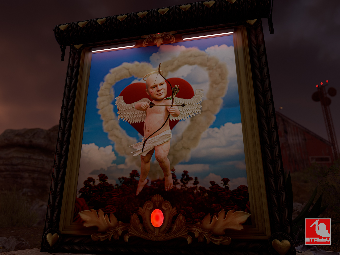 Cupid's Arrow Garage Door thumbnail 7
