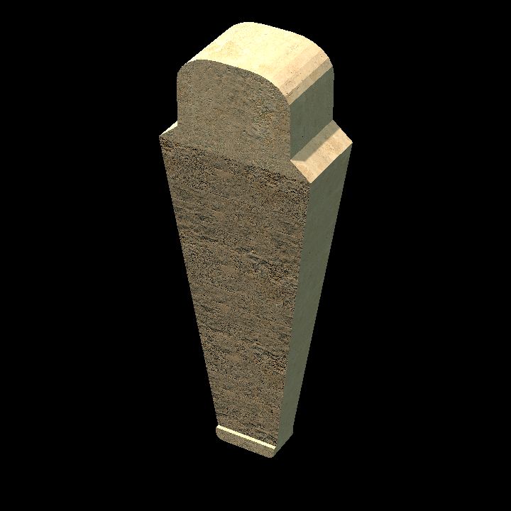 Sarcophagus - standing, simple