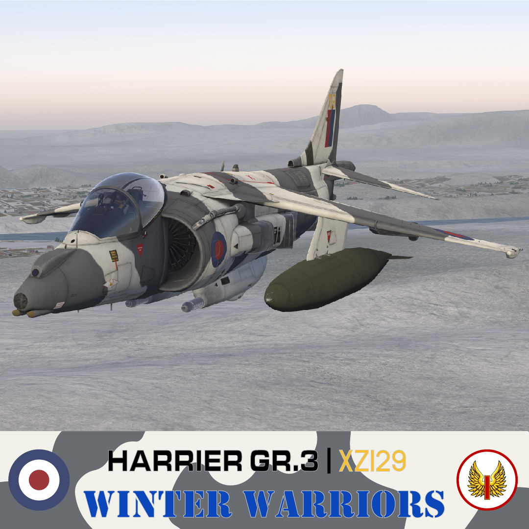 Harrier GR.3 | XZ129 Wit' 87'
