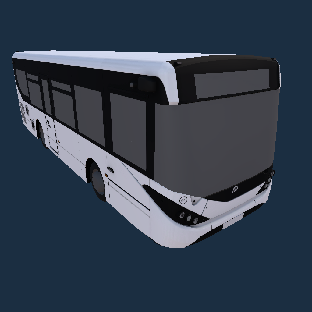 White Bus Services 61 YX73 PKN
