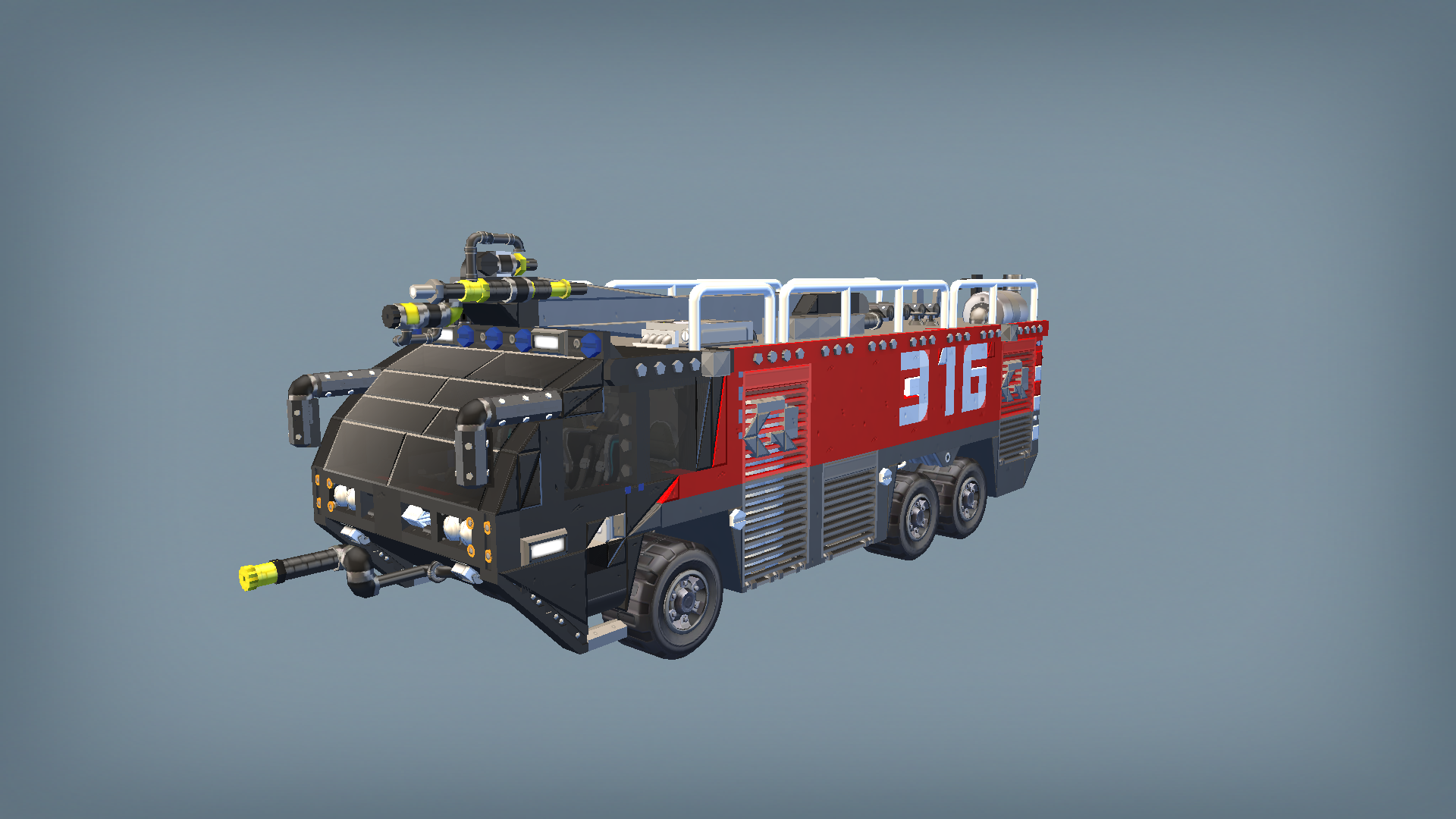 SENTINEL PRIME ALT MODE | ROSENBAUER PANTHER 6X6| NO MODES
