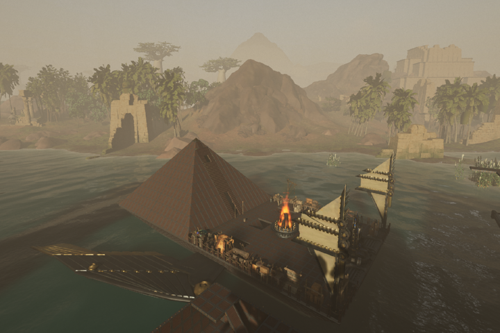 pyramid ship base – Soulmask Mod