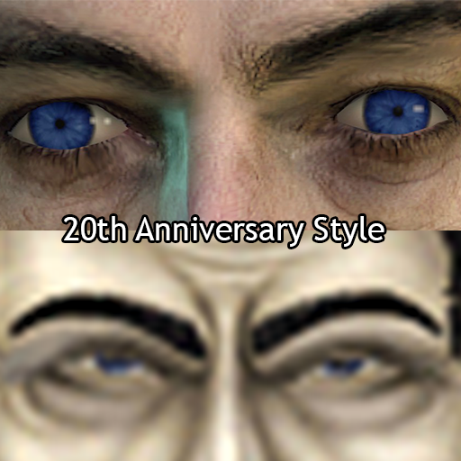(20th Anniv Style) HL1-Style G-Man Eyes