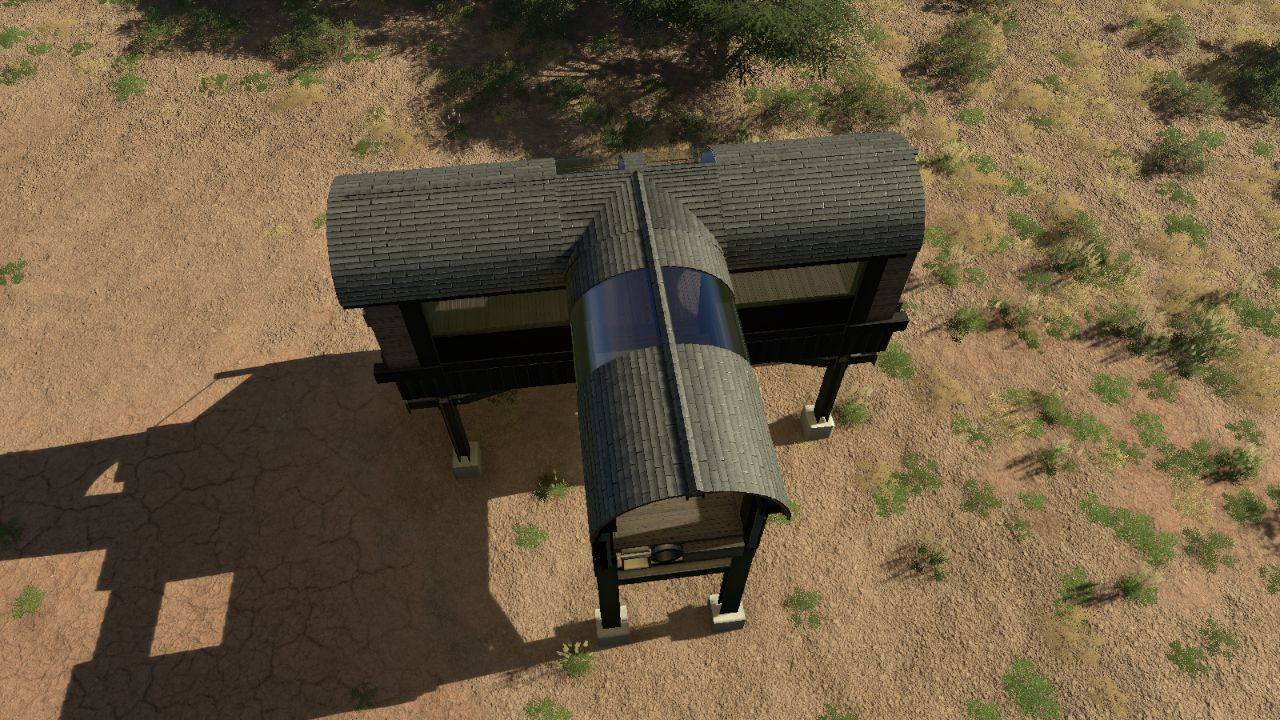 Raised Walkway C6 T-Junction Centr Balcony (Pro-Naturalist Pack)