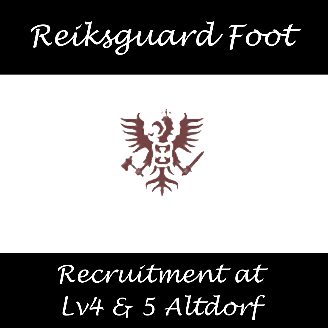 [Empire]Reiksguard Foot Recruitment at Lv4 & 5 Altdorf