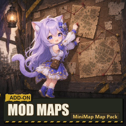 Minidoracat MiniMap - MOD Maps for B42