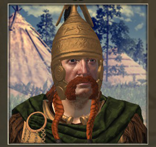 Brennus Helmeted Model on Campaign Map