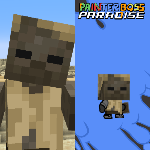 Minecraft 3D Husk ( Desert Zombie )