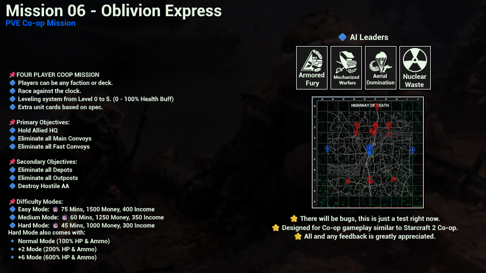 Mission 06 - Oblivion Express [PVE Co-op Mission]