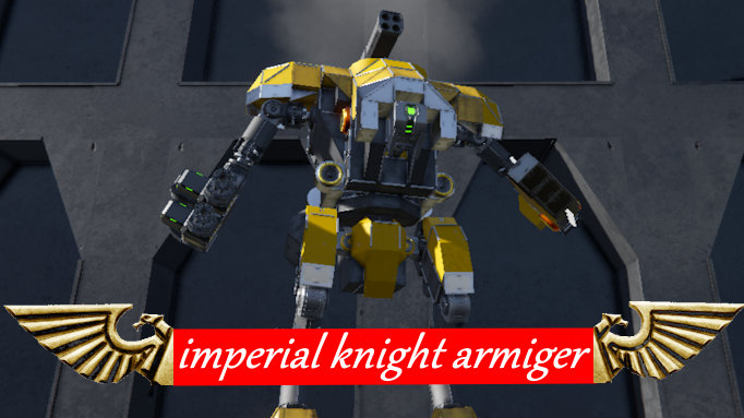 warhammer 40k imperial knight armiger