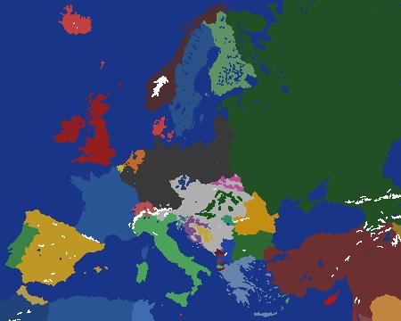 Europe 1915  Austrian  Revolution.