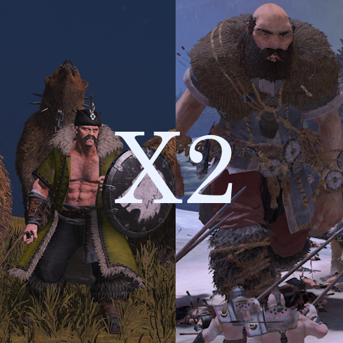X2 A Few Kislev Units (Beast-Tamers and Giants)