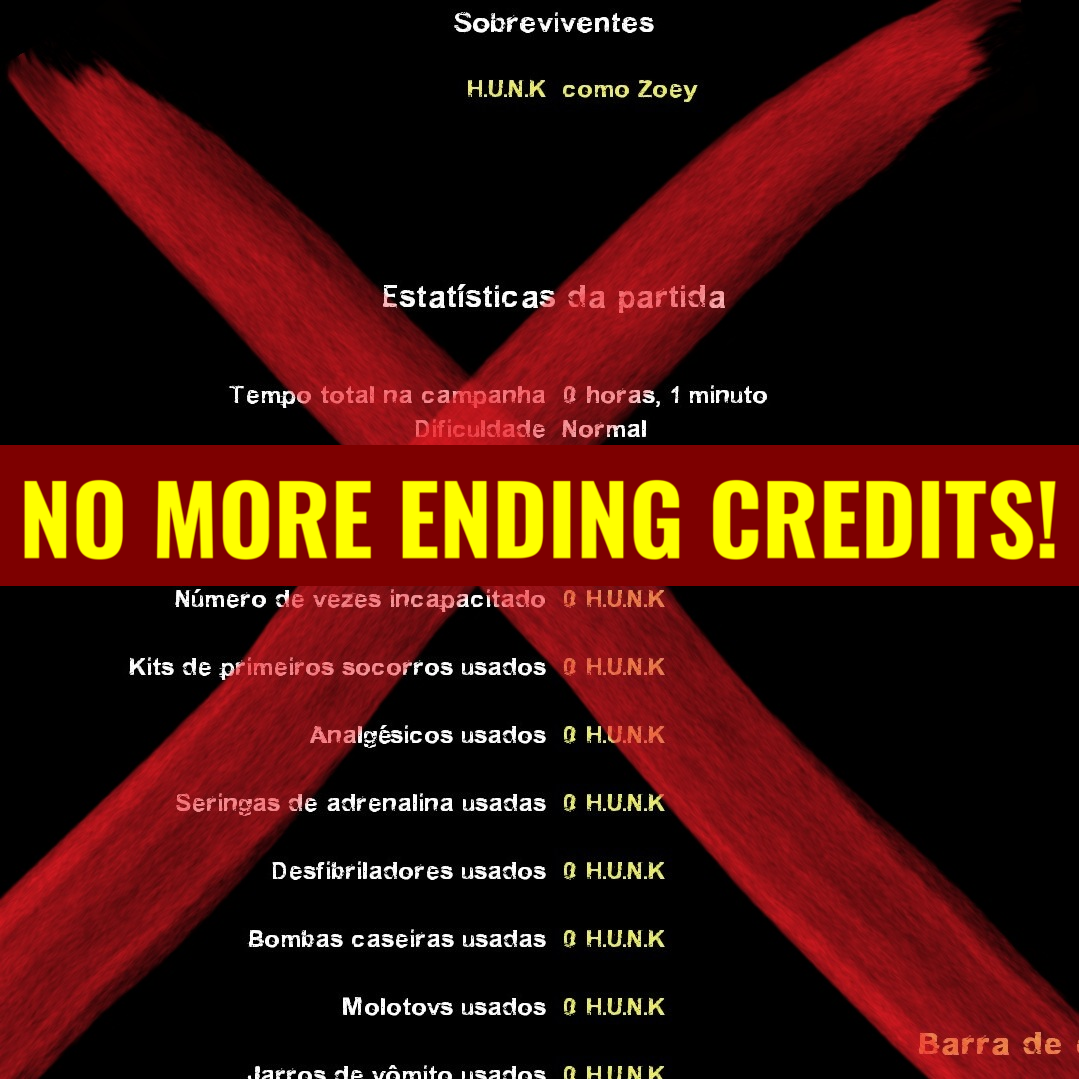 NO MORE ENDING CREDITS!
 preview