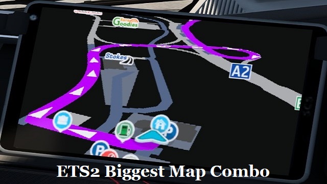 Waze colors for Biggest Map Combo [Purple] preview
