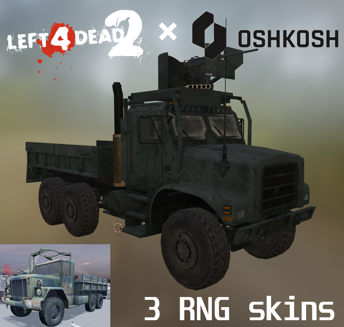 Oshkosh MK23 replace Army truck (RNG) preview