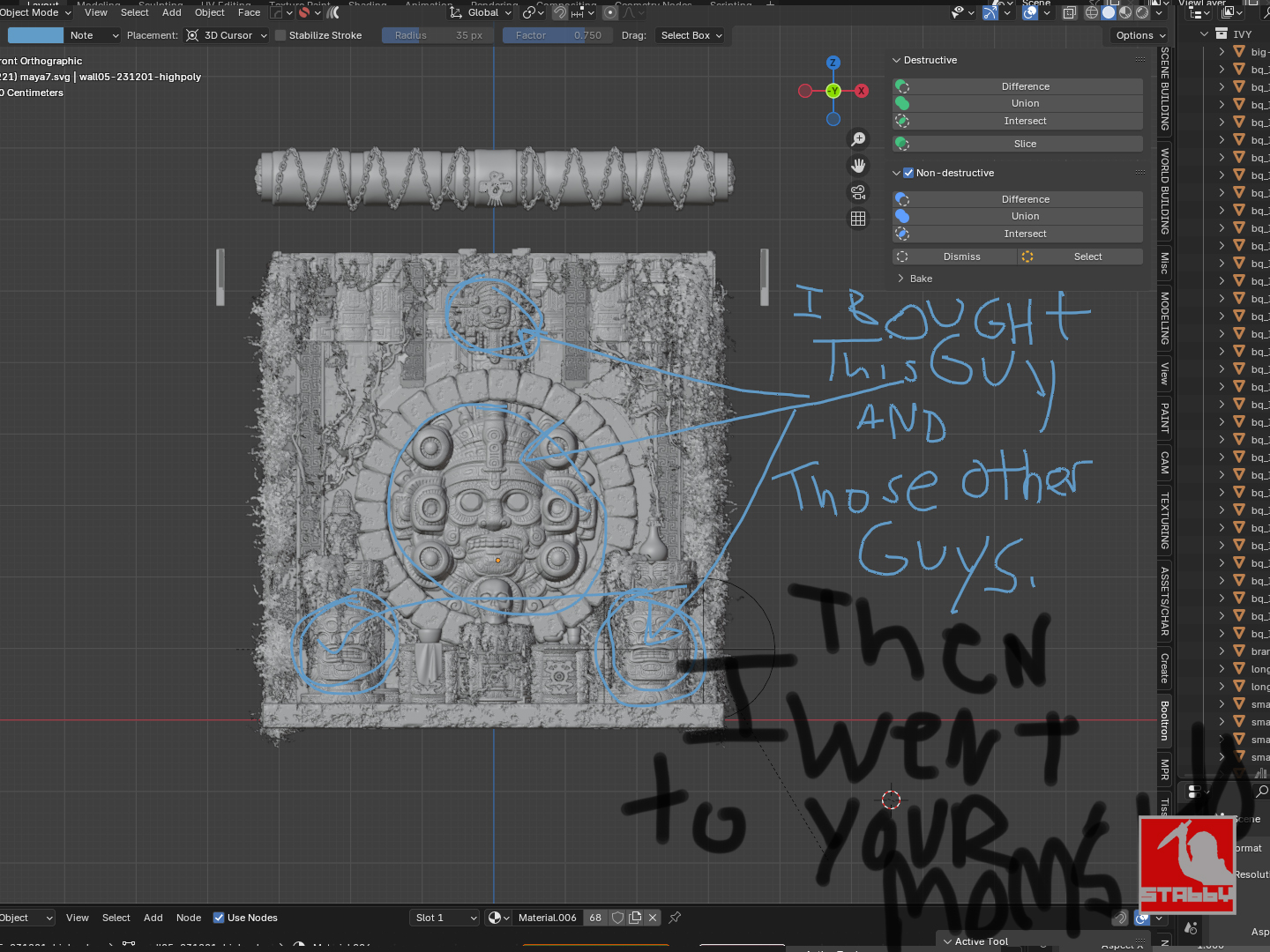 Forbidden Mayan Temple Garage Door thumbnail 11