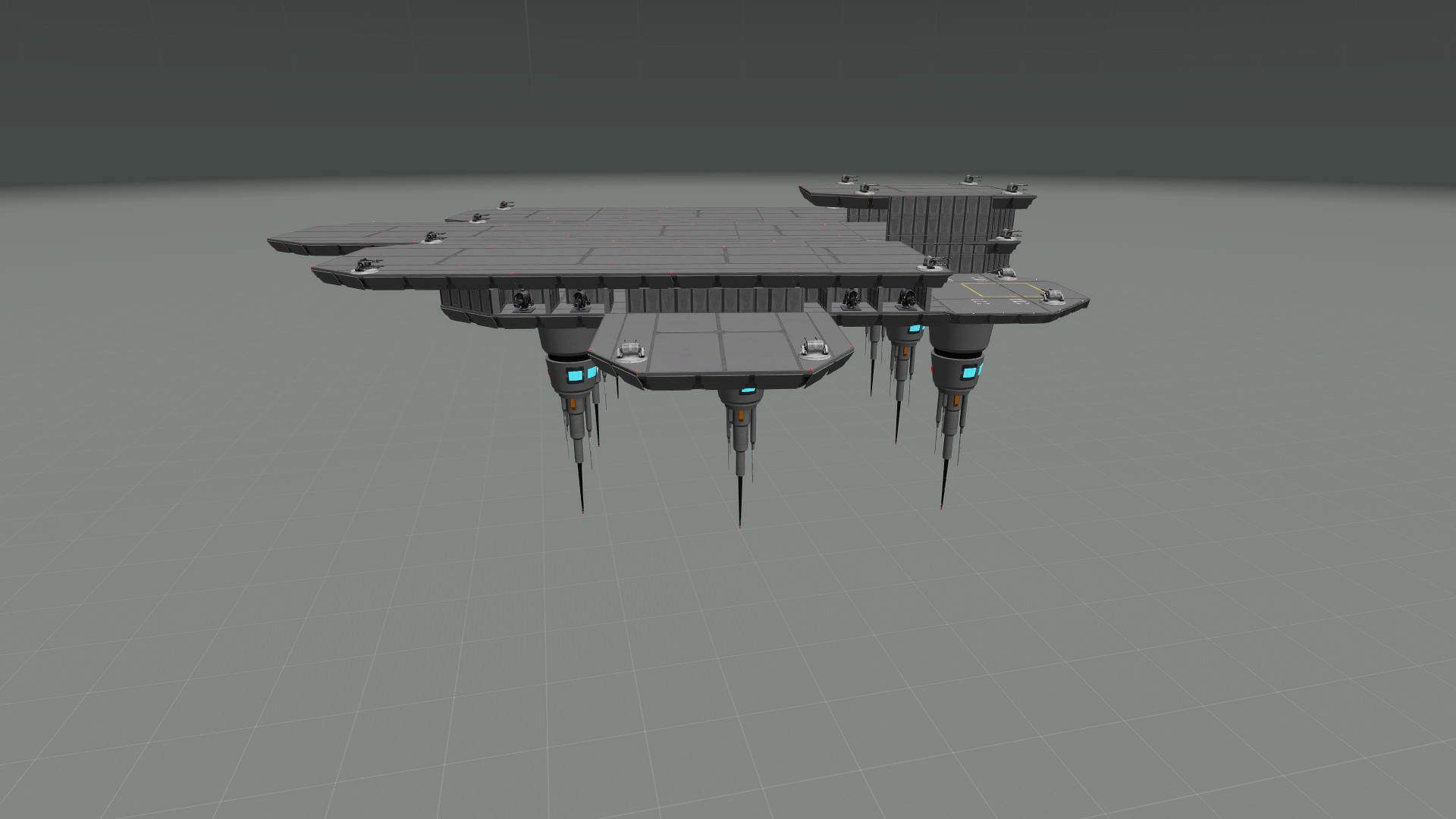 Star Wars Defense Platform Empty Interior