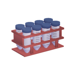 Conical Tube Rack (full) - Laboratory - Science