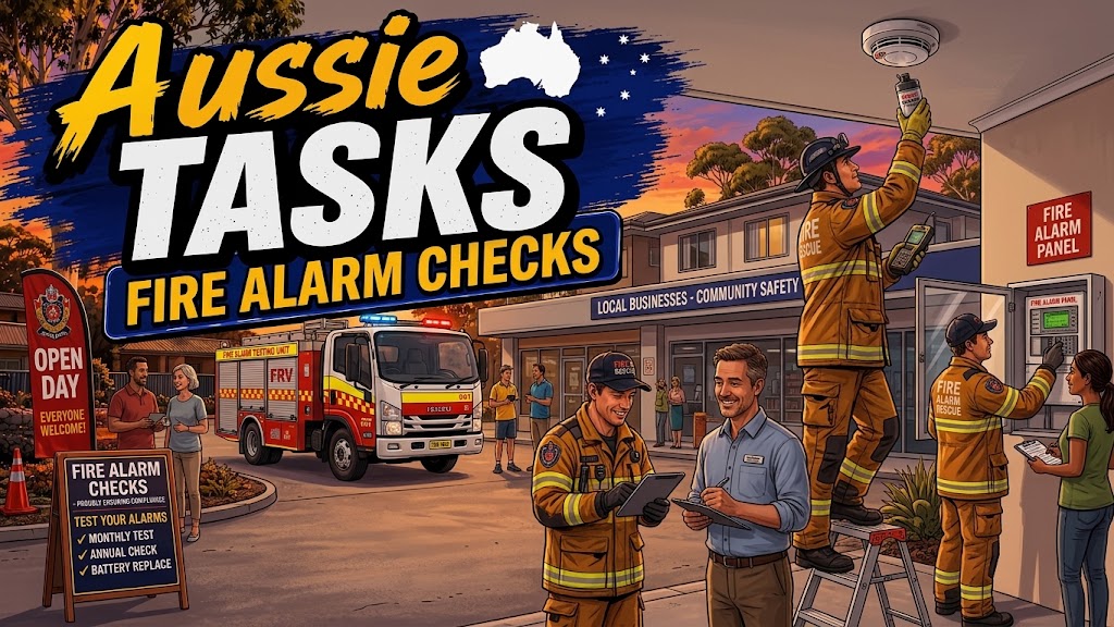 Aussie Tasks - Fire Alarm Checks preview
