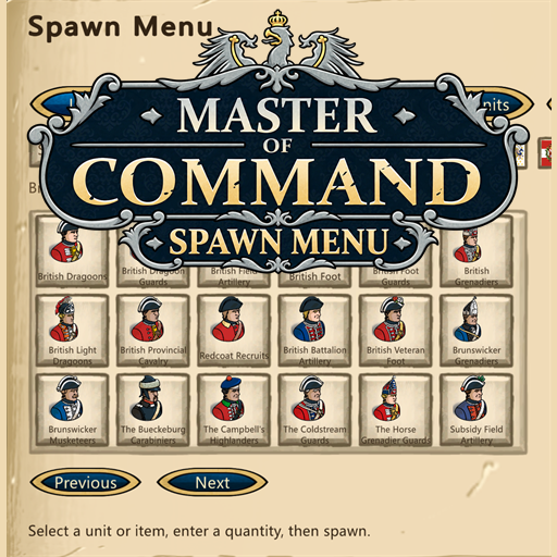 Spawn Menu preview
