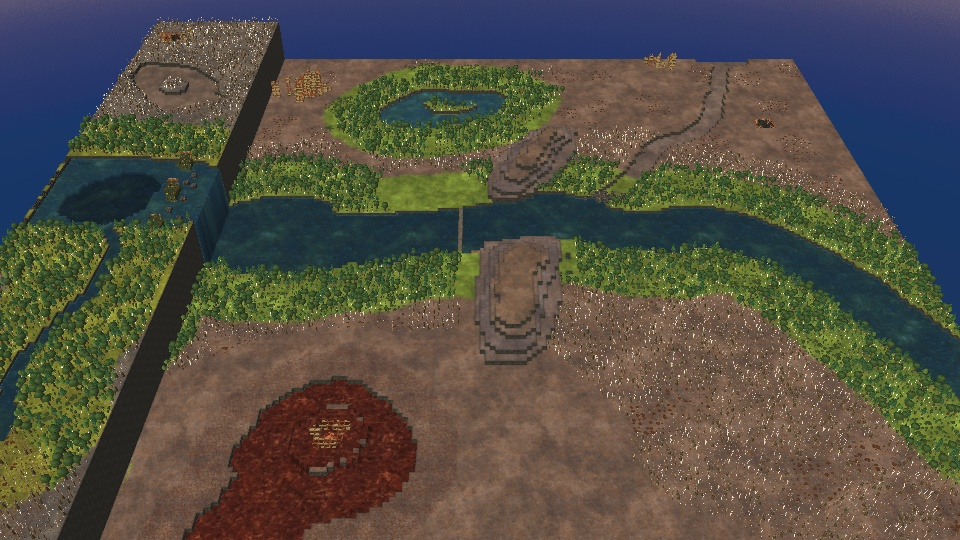TimberBorners main menu screen with extra bits preview