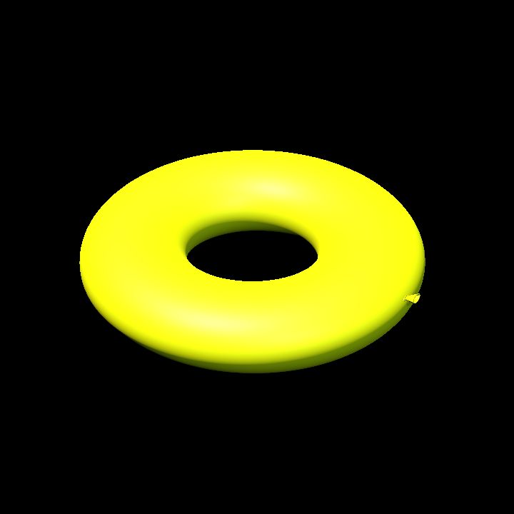 Rubber ring - yellow
