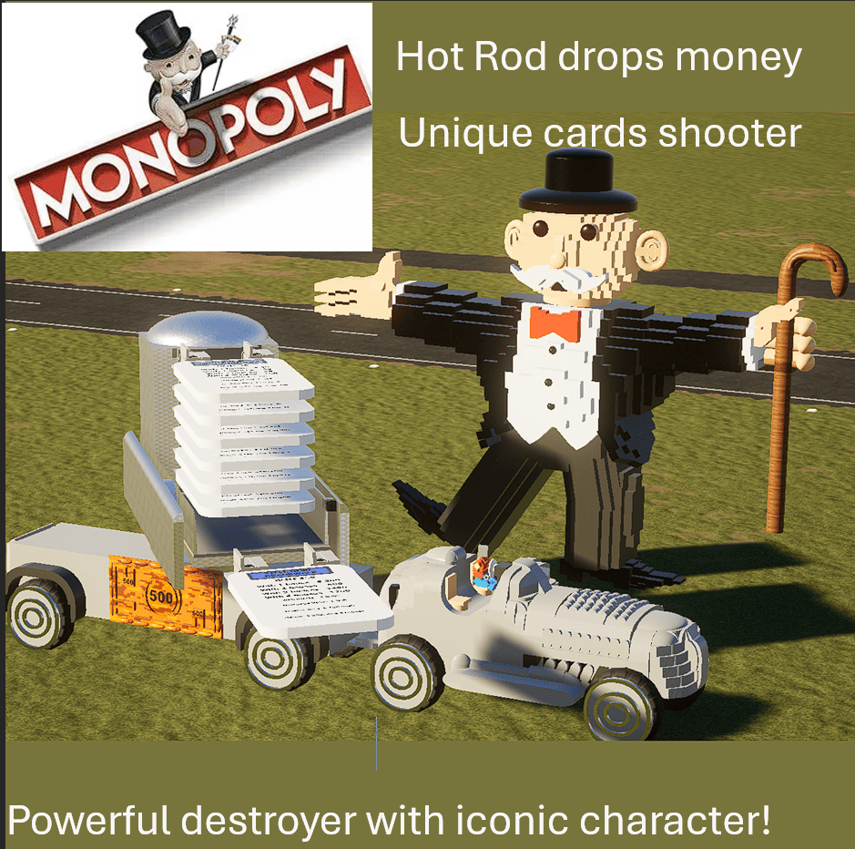 Monopoly cards shooter
