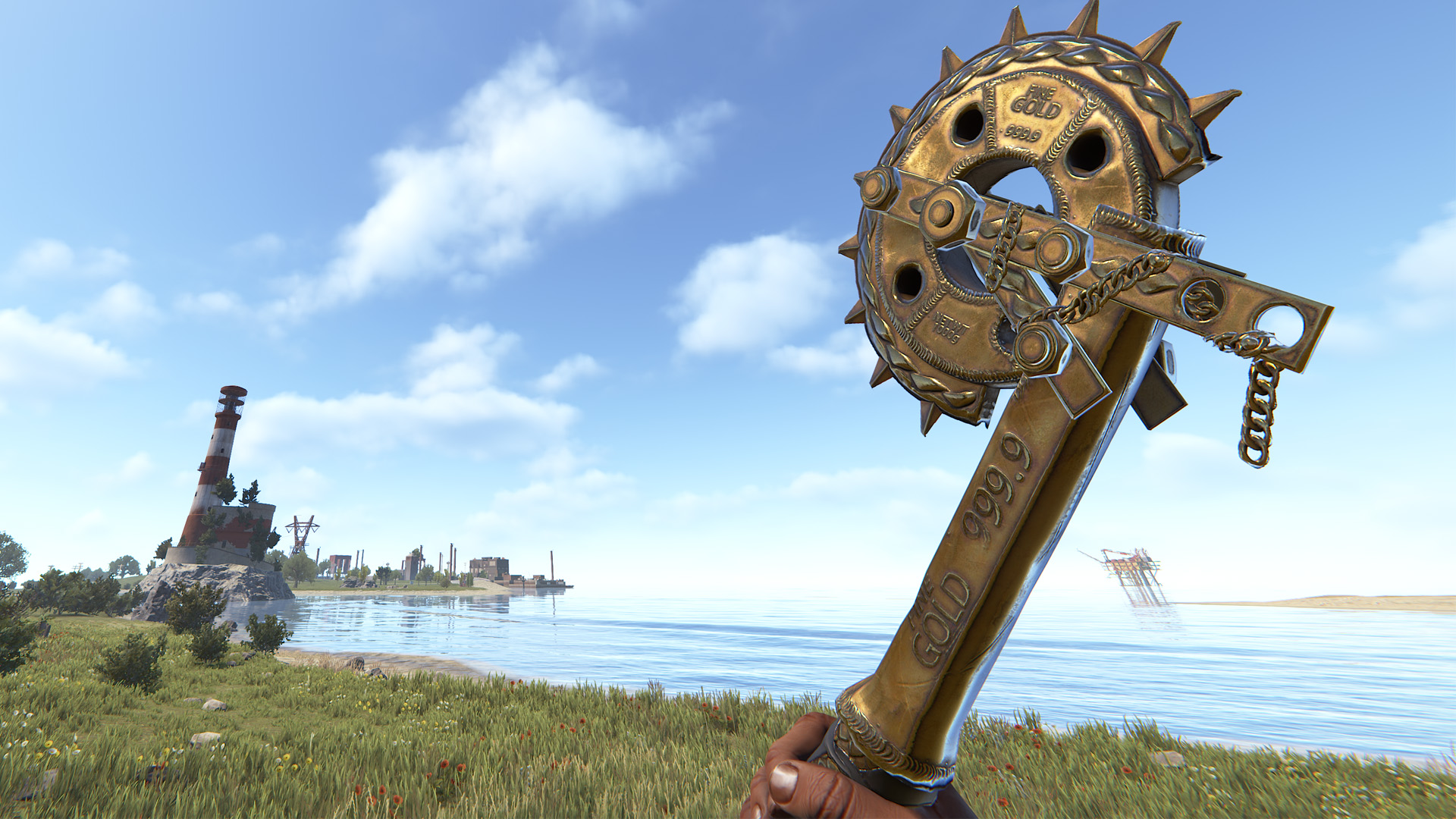 Gold Chains Salvaged Axe thumbnail 4