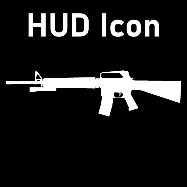 M16A2 HUD Icon (Desert Rifle)