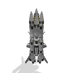 Starship and Cargo Rocket