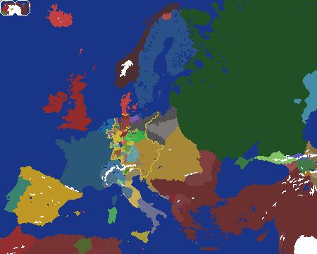Europe 1800 - Detailed
