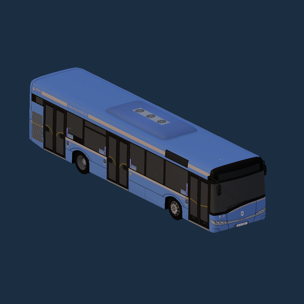Solaris Urbino 12III MAN Motor MVG Grundlack