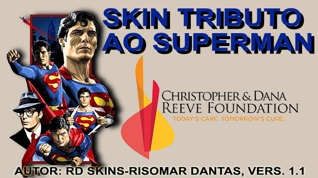 Skin Tributo ao Superman preview