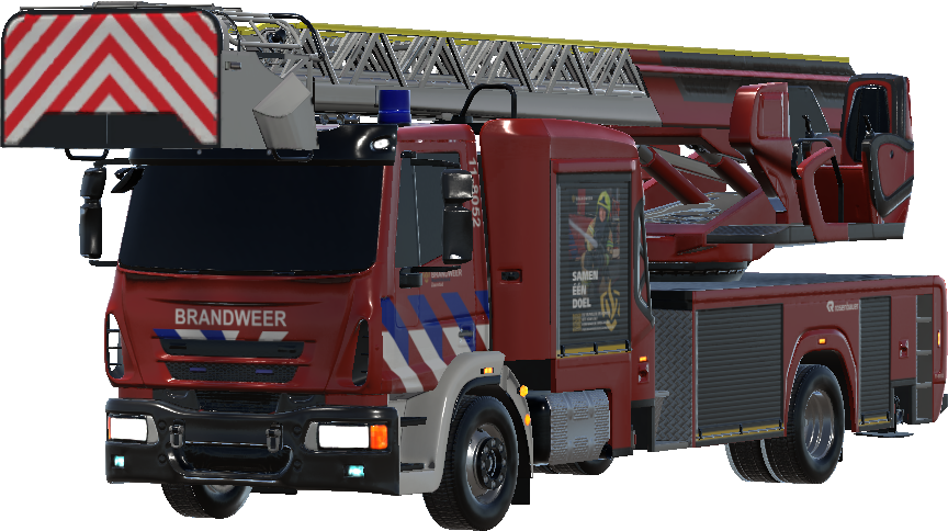 Dutch LadderTruck 11-8052 Rosenbauer
