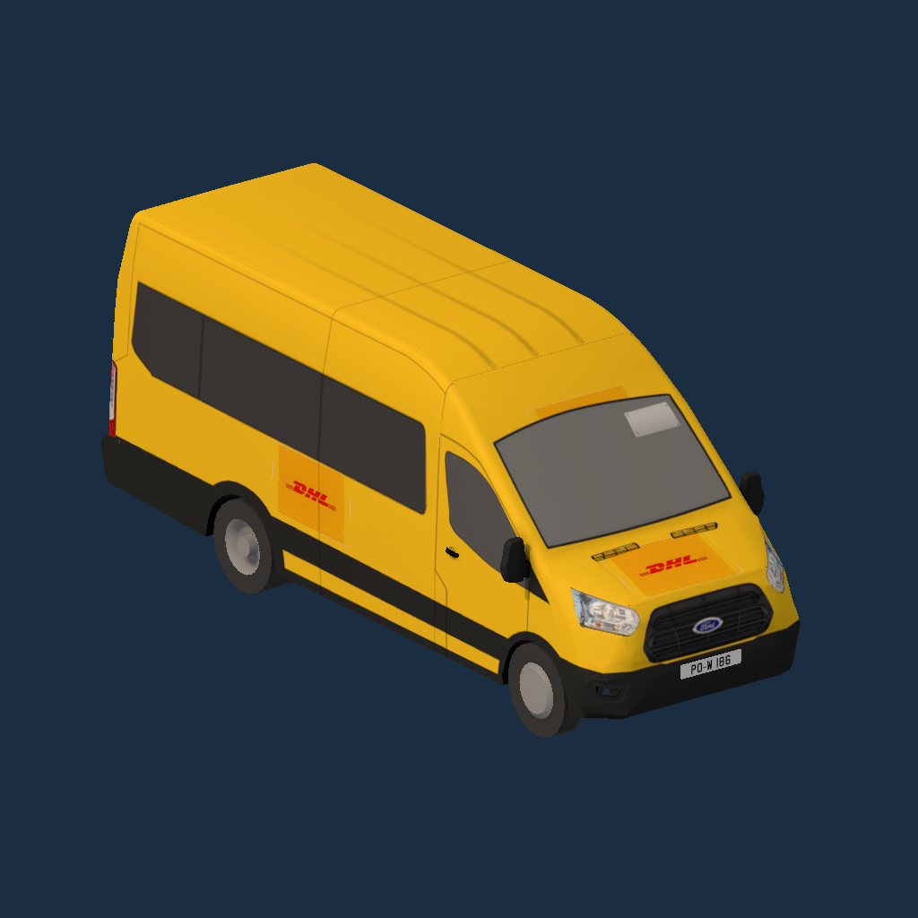 Ford Transit DHL 2025