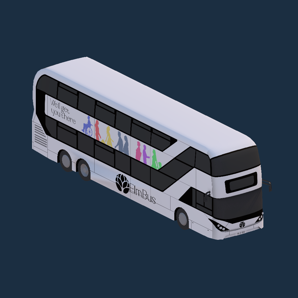 ElmBus ''We'll get you there'' Branded Wenviro 500 City