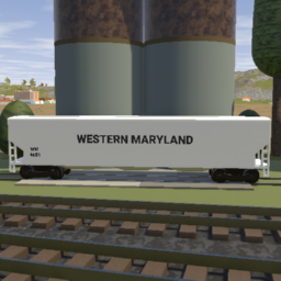 Western Maryland 3 Bay Covered Hopper